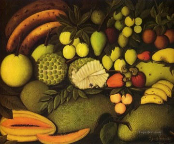 post impressionist Painting - fruits Henri Rousseau Post Impressionism Naive Primitivism